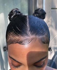 Rbt Hairstyles, Transitioning From Relaxer To Natural Hairstyles, Dyed Natural Hairstyles, Natural Up Do Hairstyles For Black Women, Short Hairstyle On Black Women, Short Hair Protective Styles Natural, Curly Buns Black Women, 2 Buns Curly Hair, Cute Hairstyles For Super Short Hair