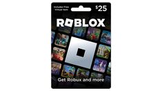 the robbox card has pictures of people on it