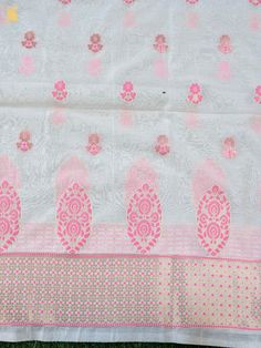 This intricately designed Cotton Silk three-piece suit ensemble from Khinkhwab features a kurta fabric and dupatta. It's a must-have for this festive season, offering a perfect blend of traditional elegance and modern style. Festive Pink Katan Silk Kurta, Designer Festive Kurta With Traditional Patterns, Pink Katan Silk Unstitched Suit For Diwali, Bollywood Style Kurta With Traditional Patterns For Festivals, Designer Bollywood Kurta With Traditional Patterns, Pink Katan Silk Kurta For Festivals, Traditional Pink Cotton Silk Unstitched Suit, Bollywood Designer Kurta With Traditional Patterns, Cotton Silk Dupatta With Resham Embroidery For Eid