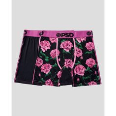 The Men's Rose Floral Print Brief 2-pack includes two PSD signature briefs in a bestselling rose print. Made of a high-quality, high-performing fabric that's soft and silky to the touch with four-way stretch and flatlock seams, these briefs were built to hold up for everything from everyday wear to the toughest workouts. Rose Print, 40th Birthday, Boxer Briefs, Mens Clothing Styles, Briefs, Fabric Care, 2 Pack, Pink And Green, Fitness Fashion