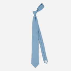 Made from 100% woven silk, our Grosgrain Solid Steel Blue tie has subtle texture and sheen for a look that's formal as well as professional. | Men's Tie Bar: Grosgrain Solid Steel Tie - Traditional, In Steel Blue, Silk Formal Blue Satin Ties, Classic Blue Business Ties, Elegant Light Blue Business Ties, Luxury Blue Ties For Business, Luxury Blue Silk Ties, Men's Tie, Blue Tie, Tie Bar, Blue Ties