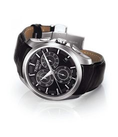 Tissot T-Classic Couturier Chronograph & Date Leather-Strap Watch Stylish Belts, Hand Watches, Men Styling, Mens Casual Watches, Tissot Watches, Amazing Watches, Essential Accessories, Mens Fashion Watches