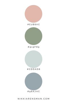 the different shades of paint on a white background