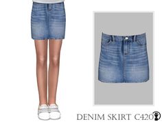 the skirt is designed to look like a denim skirt with high waist and button closures