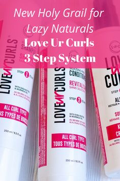 Holy Grail Products for the Lazy Natural. I had amazing twist out results using this 3 step system (Love Ur Curls from LUS Brands). This is my review from this Canadian Brand making hair care products for Wavy, Curly, and Kinky - Coily Hair. This is the best routine/regimen for moisturized, healthy curls. (Amazing for beginners too, your washday will be a BREEZE)  #NaturalHairProducts #NaturalHairCare #LoveUrCurls #LUSBrands # Love Ur Curls, Lazy Natural, Best Routine, Lus Brands, Healthy Curls, Natural Gel Nails, Types Of Manicures, Best Natural Hair Products, Holy Grail Products