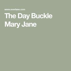 The Day Buckle Mary Jane Recycled Metal, Nappa Leather, Mary Janes, Shoe Boots, The Day, Buckle