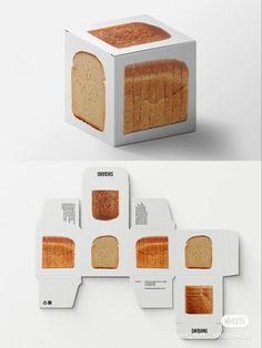 an image of bread in the shape of a box