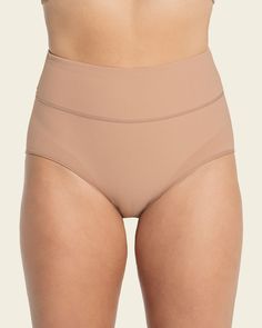 High-waisted classic smoothing brief#color_852-soft-natural Shaper Panty, Compression Fabric, Soft Natural, Second Skin, Shapewear, First Time, High Waisted, Skin, Fabric