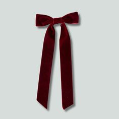 Our Velvet Longtail Bow is more than just a hair accessory; it’s a fashion statement that adds elegance and charm to any look. Whether you’re dressing up for a special occasion or simply want to elevate your everyday style, this bow is the perfect finishing touch! Key Features: Luxurious Velvet Material: Crafted from high-quality velvet ribbon, this bow offers a rich texture that elevates any look, making it a must-have accessory for any wardrobe. Generous Size: Measuring approximately 12 inches Formal Butterfly Knot Bow, Red Bow With Butterfly Knot For Party, Elegant Adjustable Bow Hair Accessories, Decorative Bow Headband For Party, Formal Adjustable Ribbon Hair Accessories, Satin Bow Headband For Party, Adjustable Elegant Bow Headband, Elegant Adjustable Bow Headband, Party Headband With Decorative Bow