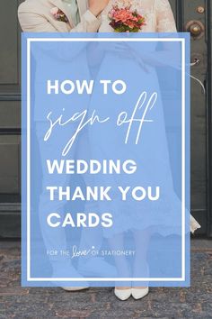 How to Sign Off Wedding Thank You Cards | Wedding Thank You Verbiage | Wedding Thank You Cards Wording Wedding Gifts For Bridesmaids