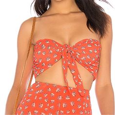 Brand New Beach Riot Avery Bandeau. We Have It In X-Small And Small. It Is Even More Gorgeous In Person. Super Versatile For Summer And Comes With Removable And Adjustable Straps. Flirty Tube Top For Summer Vacation, Flirty Cropped Tube Top For Summer, Flirty Red Tube Top For Spring, Flirty Sleeveless Tube Top For Day Out, Flirty Tube Top For Day Out, Summer Beachwear Tube Top For Day Out, Casual Tube Top For Poolside And Beach Season, Casual Tube Top For Poolside During Beach Season, Spring Vacation Bandeau Crop Top