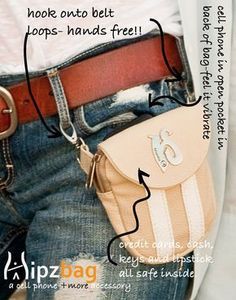 an image of a woman's jeans with her belt and purse attached to it