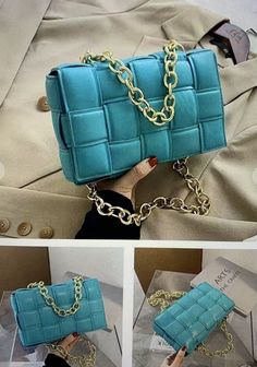 Square quilted design with chain link handle /cross bag, removable pocket inside. Smooth textured leather pu. Magnetic open closure flap 9 (L) x 3 (W) x 6 (H) inches Sandal Outfits, Cute Mini Backpacks, Square Purse, Design Bag, Women Crossbody Bag, Cross Bag, Girls Bags, Square Quilt, Flap Bag