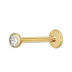 Add a stylish accent to your look with this dazzling, 14k gold crystal labret lip ring. Add a stylish accent to your look with this dazzling, 14k gold crystal labret lip ring. Length: 12 mm Gauge: 16g Thread: unthreaded Metal: 14k gold Finish: polished Additional details: crystal accents Packaging: pouch Size: One Size. Color: Yellow. Gender: female. Age Group: adult. Material: 14 Kt Gold. Lip Ring, Gold Finish, Jewelry Earrings Hoops, Jewelry Watches, Lips, Hoop Earrings, Jewelry Earrings, Women Jewelry, Crystals