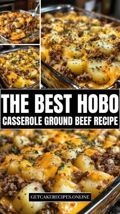 the best hobob casserole ground beef recipe is made with potatoes and cheese