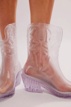 Melissa Texas Boots | Free People Texas Boots, Western Style Boots, Chunky Block Heels, Mesh Shoes, Cowboy Boot, Boho Clothing, Boho Outfits, Western Fashion, Ankle Length