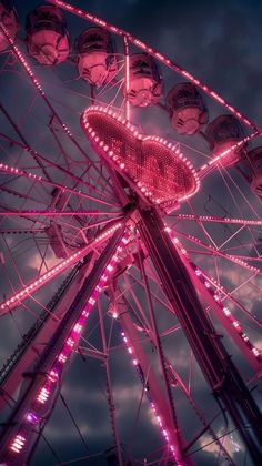 Iphone Wallpaper Girly Lockscreen, Pink Ferris Wheel, Images Hello Kitty, Pink Kawaii, Wallpaper Pink, Kawaii Aesthetic, Pretty Wallpaper Iphone, Pretty Wallpapers Backgrounds