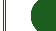 an image of a green circle with two vertical lines in the middle and one at the bottom