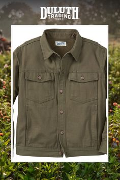 Classic trucker jacket is as strong as pot of truck-stop coffee, hauls a giant payload of function. Outdoor Utility Jacket With Double-needle Sleeve, Fall Utility Jacket With Multiple Pockets For Outdoor Work, Fall Utility Jacket With Patch Pockets For Outdoor Work, Fall Utility Jacket For Outdoor Work In Khaki, Fall Khaki Utility Jacket For Outdoor Work, Fall Utility Denim Jacket For Outdoors, Utility Denim Jacket For Fall Outdoors, Fall Outdoor Denim Jacket With Flap Pockets, Fall Denim Jacket With Flap Pockets For Outdoor