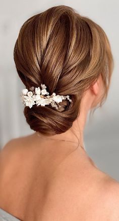 Formal Upstyles, Highlights Brown Hair Balayage, Mood Wedding, Fab Mood, Hairstyle Bridal, Hairstyle Updo, Hairstyle Wedding, Themes Wedding, Updo Wedding