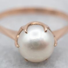 Buy Classic Pearl Solitaire Ring, Vintage Pearl Ring, Yellow Gold Pearl Ring, Right Hand Ring, June Birthstone, Pearl Jewelry A29000 Online in India - Etsy Vintage Pearl Ring, Pearl Rings Vintage, Right Hand Ring, Gold Pearl Ring, Right Hand Rings, Hand Ring, Vintage Pearl, June Birthstone, Vintage Pearls