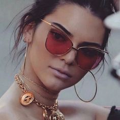 Brand New High Quality Cat Eye Red Sunglasses Ladies Vintage Shades Tinted Color Lens Women Eyewear Sun Glasses Oculos Uv400 Red Cat Eye Sunglasses, Eye Mirror, Kristina Webb, Uv400 Sunglasses, Kylie Jenner Outfits, Mens Fashion Edgy, Red Sunglasses, Fashion Eye Glasses, Womens Sunglasses