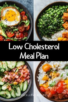 Maintaining a healthy heart starts with the food you eat. High cholesterol is a significant risk factor for cardiovascular diseases, and making smart dietary choices can help keep cholesterol levels in check. #Low Cholesterol Meal PlanNING #low cholesterol low sugar meal plan #low fat low cholesterol meal plan #1200 calorie meal plan low cholesterol #30 day low cholesterol meal plan #cholesterol and low saturated fat diet meal plan #low cholesterol high protein meal plan Good Meals For High Cholesterol, How Lower Cholesterol, Low Fat Cholesterol Diet, Cholesterol Lowering Diet Plan, Food Low In Cholesterol, Heart Healthy One Dish Meals, High Cholesterol Meal Prep, Healthy Recipes For Lowering Cholesterol