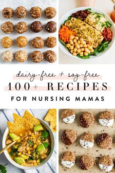 Breastfeeding Snacks, Dairy Free Protein, Breastfeeding Foods