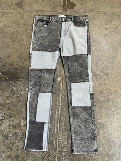 The Patchwork Denim, designed with a regular fit. Featuring contrasting patchwork. Details Patchwork Design Made from 95% Cotton 5% Elastane Check out our other listings for more colors and other streetwear styles. For news and product updates give us a follow on instagram at brandonthorne.us. Patchwork Overalls Mens, Patchwork Jeans Men, Streetwear Styles, Patchwork Denim, Patchwork Jeans, Follow On Instagram, Denim Patchwork, Jeans Men, Style Streetwear