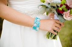 Just be gorgeous on your wedding day! This with this turquoise and Opel Statement piece will complete your bridal ensemble or add sparkle to any other special occasion.This stunning cuff reminds me of a beach side summer wedding. It exudes understated elegance and glamour. This cuff is for a bride who seeks something exquisite to wear on her special day. Each piece is handcrafted and one of a kind. If you would like a custom piece I can make one for you with your colors and your idea. I can also Bridal Cuff Bracelet, Bridal Cuff, Beach Side, Real Turquoise, Tie Colors, Understated Elegance, Blue Bracelet, Matching Necklaces, On Your Wedding Day