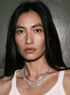 A Dorsey staple, the 4-prong Kate necklace is an easy go-to layering piece. Now available in 3MM lab-grown white sapphires for a daintier look than our Kate necklace (which is 3.75 MM), Moss is set with fine jewelry integrity and clasped securely with double safety hooks. Put it on, leave it on, and wear it with everything. The Fine Print: Metal: Sterling Silver or Rhodium-coated Brass Setting: 4-prong Stone Type: Lab-grown white sapphire Stone Shape: Round Cut Stone Size: 3MM Carat: 15.5 inches Trillion Ring, Moss Jewelry, On Leave, Red Sapphire, The Fine Print, Fine Print, Silver Prices, Sapphire Stone, Fine Earrings