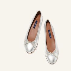 The Demi - Silver Nappa – Margaux 2023 Birthday, French Girl Chic, Capsule Wardrobe Work, Ballet Beautiful, Flat Mules, Ballet Pink, Ferragamo Flats, Loafer Mules, Comfortable Flats