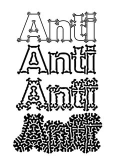 an old english typeface with the letters and numbers in black ink on a white background