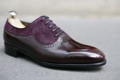 John Lobb Rothley Plum Museum Calf - Aubergine Suede Mens Shoes Dress, Handmade Boots, Gentleman Shoes, Custom Made Shoes, Shoes Formal, John Lobb, Italian Leather Shoes, Mens Footwear, Classy Shoes