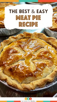 Savor the rich flavors of our Meat Pie Recipe, a perfect mix of ground pork and beef, spices, and a golden crust. Ideal for any meal, it's a comforting, crowd-pleasing delight. Easy to follow and utterly delicious, this recipe is a must-try for anyone looking to impress. Perfect for family gatherings or a cozy night in. Pin this recipe for your next culinary adventure and enjoy a slice of heartwarming goodness. Share your masterpiece with us! Gluten Free Meat Pie, Italian Meat Pie Recipe, Meat Pies Ground Beef, Ground Pork And Beef