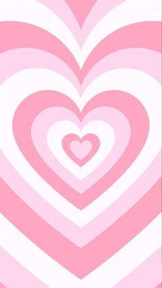 a heart - shaped pattern in pink and white