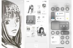 #aestheticwallpaperiphone #myiphone #ideas #ideascreativassi #sawakokuronuma #sawako #animewallpaperiphone Sawako Background, Anime Iphone Layout, Phone Ideas Organization, Future Iphone, Phone Customization