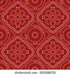 an abstract red and white background with circles