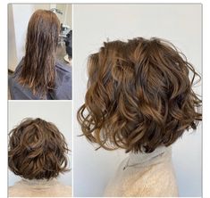 Pelo Bob Ondulado, Short Wavy Haircuts, Natural Curly Hair Cuts, Curly Hair Updo, Short Curly Haircuts, Haircuts For Wavy Hair, Haircuts For Curly Hair, Peinados Fáciles Para Cabello Corto, Curly Hair Inspiration