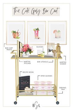 #BEAUTY, #RELATIONSHIPS #Fashion #Animals #Outfits #Winter Outfits #Animals Glam Bar Cart Styling, Bar Cart Glasses, College Bar Cart, Bar Cart Styling Ideas, Bar Cart Decor Ideas, Charlotte Apartment, Glam Bar Cart, Cute Bar Cart, Girly Bar Cart