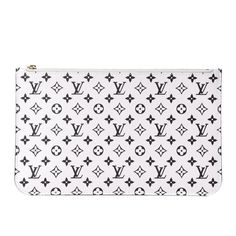 This Is The Authentic Louis Vuitton Monogram Giant Neverfull Mm Pochette In White/Black Monogram. This Chic Pochette Is Made Of Black Louis Vuitton Monogram On White Toile Canvas And Opens To A Beige Interior With A Patch Pocket. This Is An Ideal Case For Travel Of All Sorts, For Cosmetics, Or Just A Chic Clutch Only From Louis Vuitton! Dimensions Are Length:9.75 In / Height: 5.75 In Doesn’t Come With The Strap This Is Just For The Pochette Photos Are Of The Actual Item Louis Vuitton Wristlet, Louis Vuitton Clutch Bag, Brown Leather Clutch, Louis Vuitton Multicolor, Black Louis Vuitton, Louis Vuitton Clutch, Leather Clutch Purse, Beige Interior, Bags Louis Vuitton