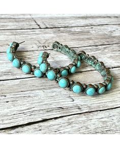 Antique Silver Turquoise Large Hoop Earrings Country Western Cowgirl Rodeo Jewelry Concho Style Bohemian Boho Chic Chandelier Earings Chandelier Earings, Chic Chandelier, Rodeo Jewelry, Country Jewelry, Cowgirl Rodeo, Turquoise Hoop Earrings, Turquoise Hoops, Copper Patina, Western Cowgirls