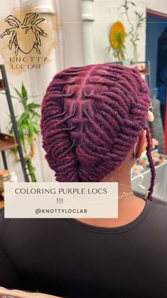 KNOTTY LOC LAB, LLC | There are a few methods utilized in the loc community when giving a retwist. Annichia prefers the Loc-Smith method. . . . . Tutorial done... | Instagram Double Barrel Loc Style, Low Loc Bun Styles, Loc Aesthetic, Comb Coils, Twist Locs, Two Strand Twists, Two Strand Twist, Starter Locs, Bun Styles