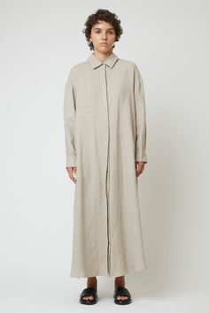 Flowy Oversized shirt Dress - Relaxed fit, full length- Long Sleeve, front buttons- Large slits on both side, Two side pockets Fabric Notes Undyed Linen- 100% undyed linen Imported from Lithuania Soft Lightweight Denim- 100% Cotton imported from Japan Machine wash with gentle cycle or hand wash, low tumble dryMade in the USA FINAL SALE. Collared Beige Linen Shirt Dress, Beige Collared Linen Shirt Dress, Beige Linen Collared Shirt Dress, Beige Linen Button-up Shirt Dress, Oversized Beige Button-up Shirt Dress, Oversized Linen Dress For Work, Oversized Linen Button-up Shirt Dress, Oversized Linen Shirt, Oversized Shirt Dress