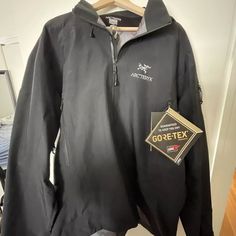 Jacket Is Brand New With Tags, Never Worn Gore-tex Long Sleeve Windbreaker For Fall, Fall Gore-tex Long Sleeve Windbreaker, Gore-tex Techwear Long Sleeve Windbreaker, Gore-tex Techwear Windbreaker, Long Sleeve Gore-tex Techwear Windbreaker, Gore-tex Long Sleeve Techwear Windbreaker, Gore-tex Long Sleeve Techwear Outerwear, Shell Jacket, Gore Tex