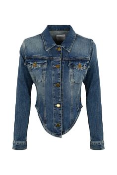 women's denim jacket: long sleeves closure with metal buttons classic collar flap pockets on the front bustier effect details pointed bottom slim fit composition: 99% cotton, 1% elastane | Pinko Women's benaco Denim Jacket With Bustier Effect | SS24 Denim Jacket Long, Italian Outfits, Jacket Long, Denim Jacket Women, Metal Buttons, Luxury Retail, Luxury Boutique, Denim Women, Fur Coat