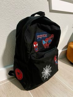 Spider Man Backpack, Cute Black Backpack, Spiderman Things, Spiderman Backpack, Spiderman Room, Spiderman Girl, Halloween Costumes 2022, Spiderman Outfit, Spiderman Gifts