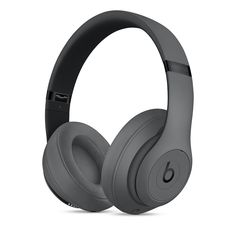 the beats on ear headphones are grey