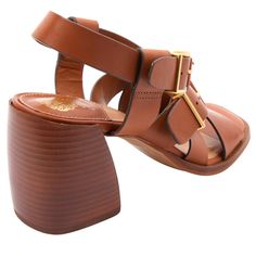 Workwear Sandals With Heel Strap And Open Heel, Classic Tan Sandals For Spring, Classic Sandals With Buckle Closure For Work, Workwear Sandals With Buckle And Open Heel, Classic Open Heel Slingback Sandals For Spring, Classic Leather Strappy Heels, Classic Strappy Leather Heels, Summer Workwear Sandals With Removable Insole, Classic Slingback Sandals With Heel Strap For Summer