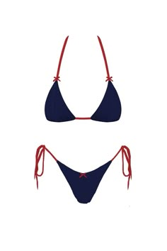 Navy Red Julia Bikini Set Navy Blue Two Piece Outfit, Red Blue Outfit, 4th July Outfit, 4th Of July Bikinis, Swim Outfit, Summer Two Piece Outfits, Swimsuit Inspo, 4th Of July Outfit, Red Two Piece